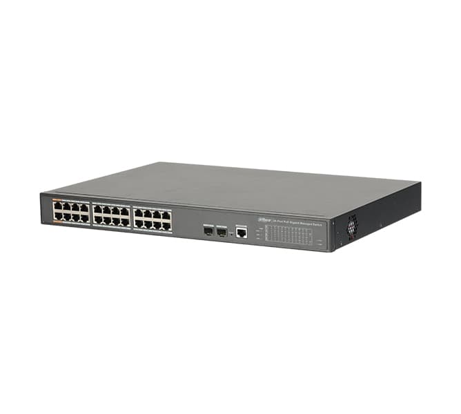 24-Portlu PoE Yönetilebilir Gigabit Switch