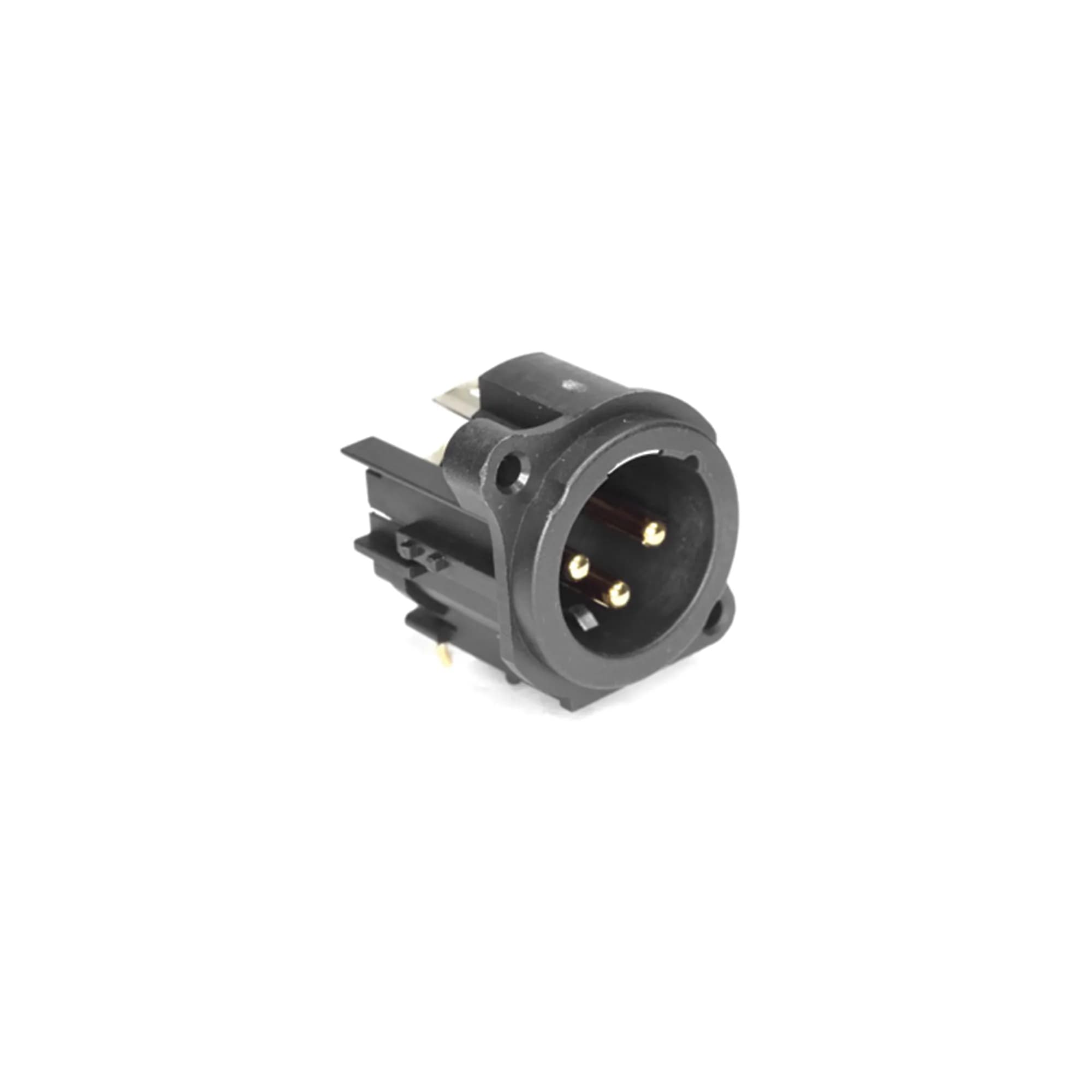 3 Pin XLR Erkek PCB Yatay Tip Konnektör