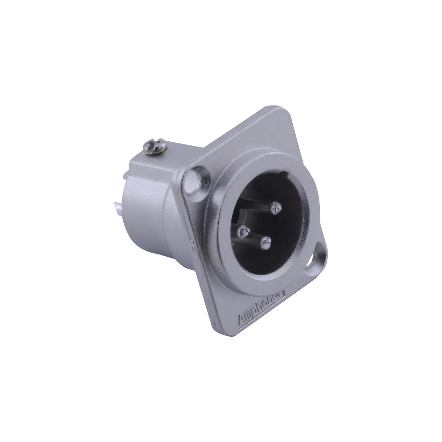 3-Pin XLR Male Panel Mount Connector