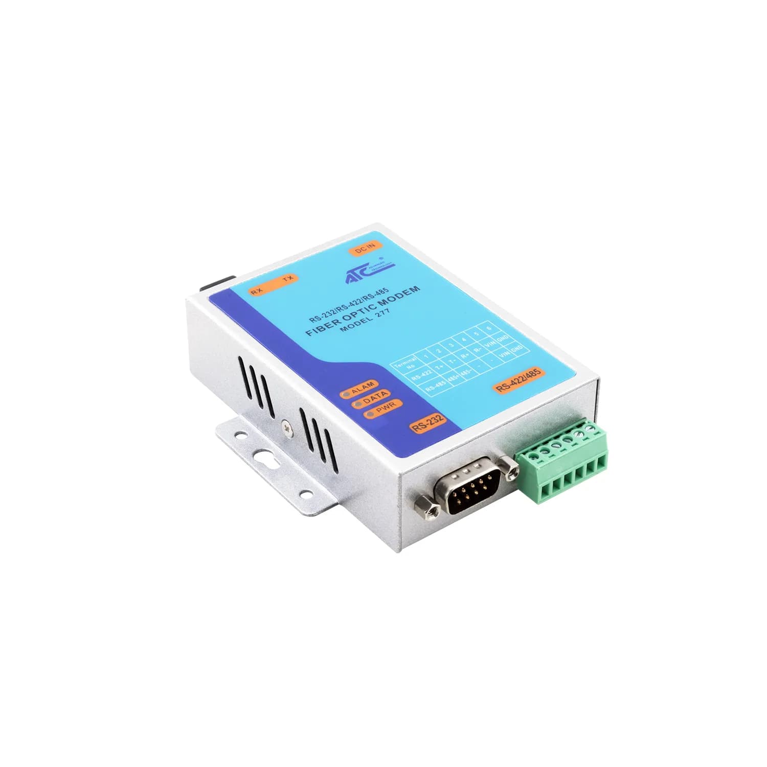 RS232/422/485 to Single-Mode Fiber Optic Converter 2