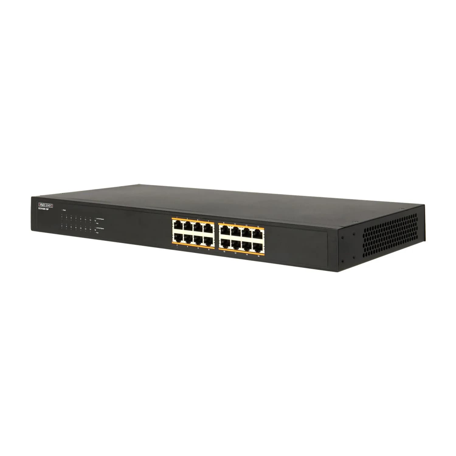 16 ports 10/100/1000Base-T with 16 port POE (300W) 2