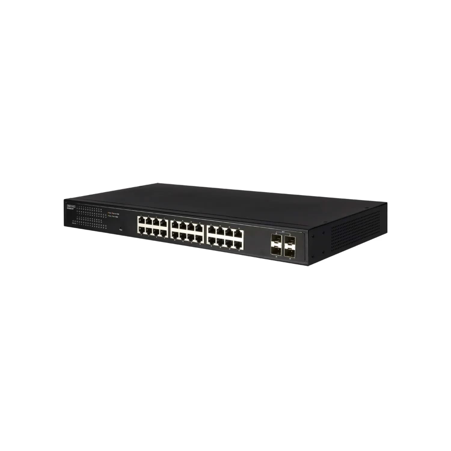 24 ports 10/100/1000Base-T + 4G SFP uplink ports