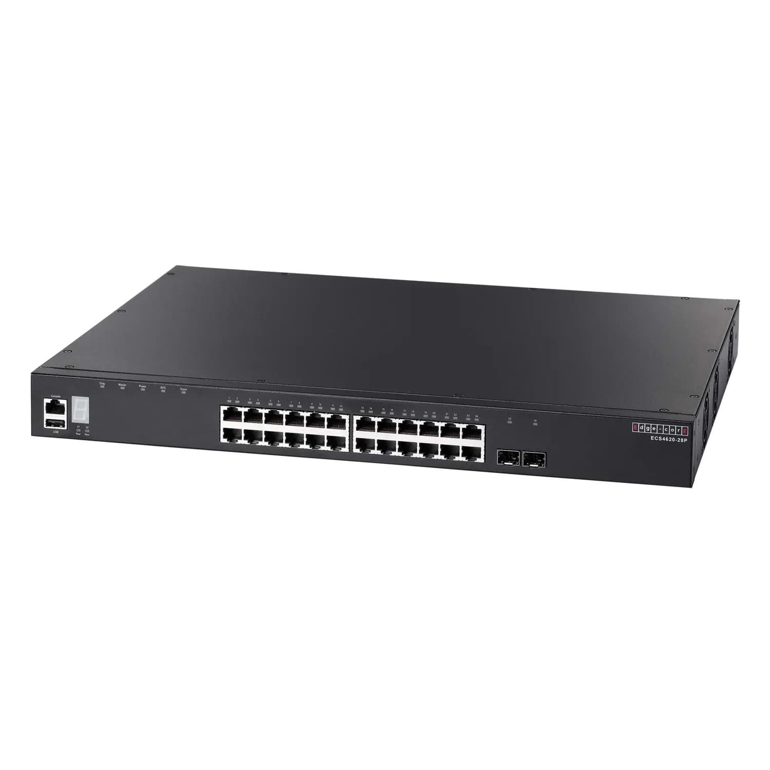L3 Stackable 24 x GE + 2 x 10G SFP+ ports + 1 x expansion slot PoE Budget 410W 1