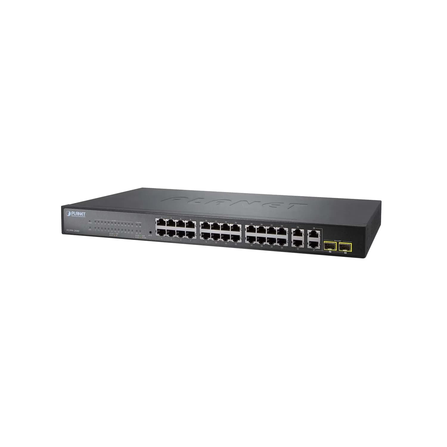 24-Port SNMP Manageable 10/100Base-TX + 4-Port 1000Base-T Gigabit + 2-Port MiniGBIC(SFP) Switch