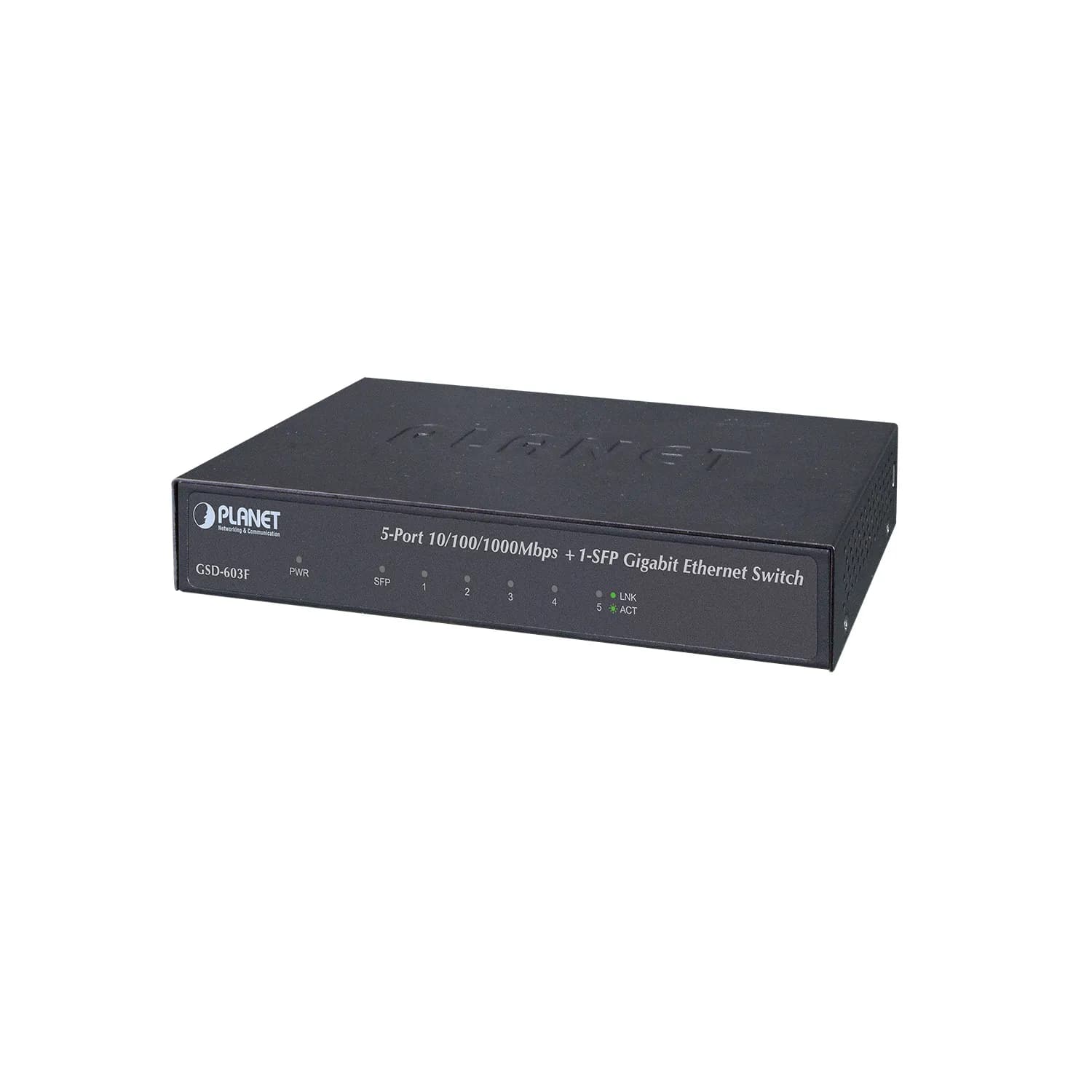 5-Port 10/100/1000T+1-Port 1000X SFP Gigabit Ethernet Switch