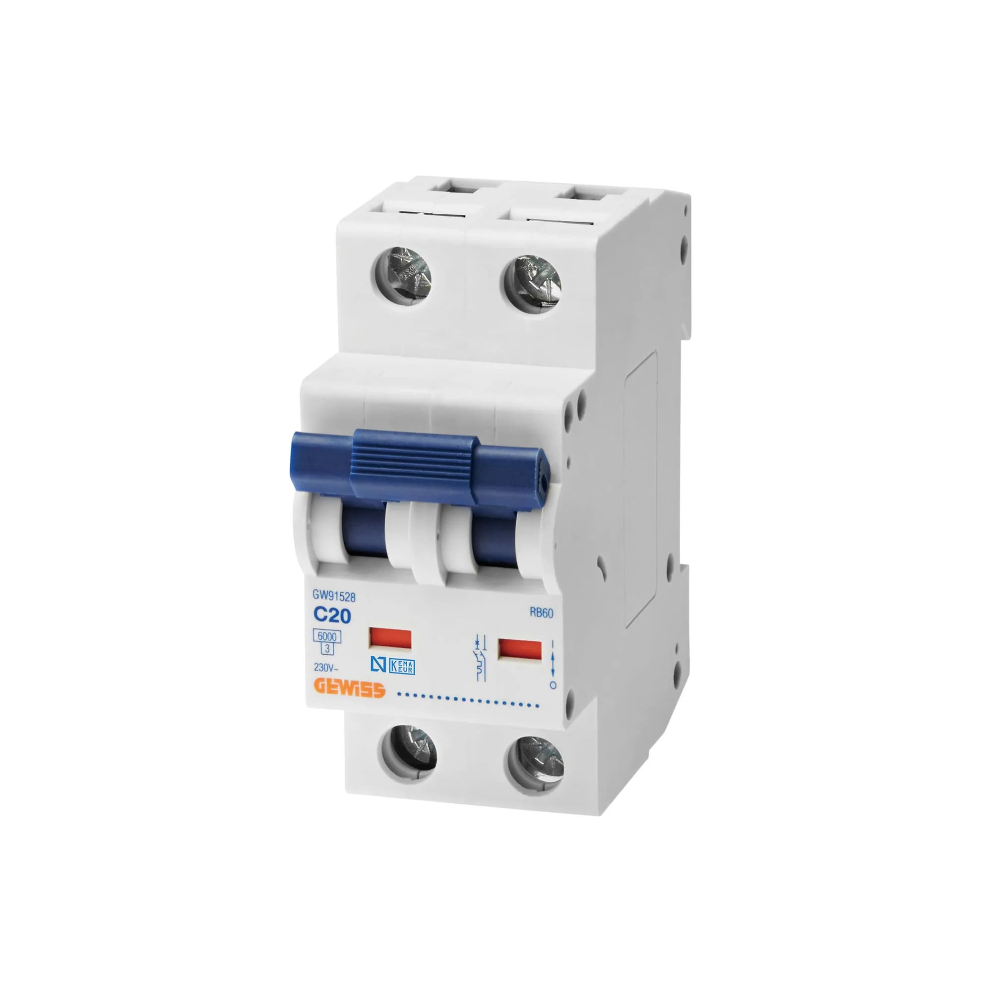 RB60 MCB 2P C40 6KA Otomatik Sigorta