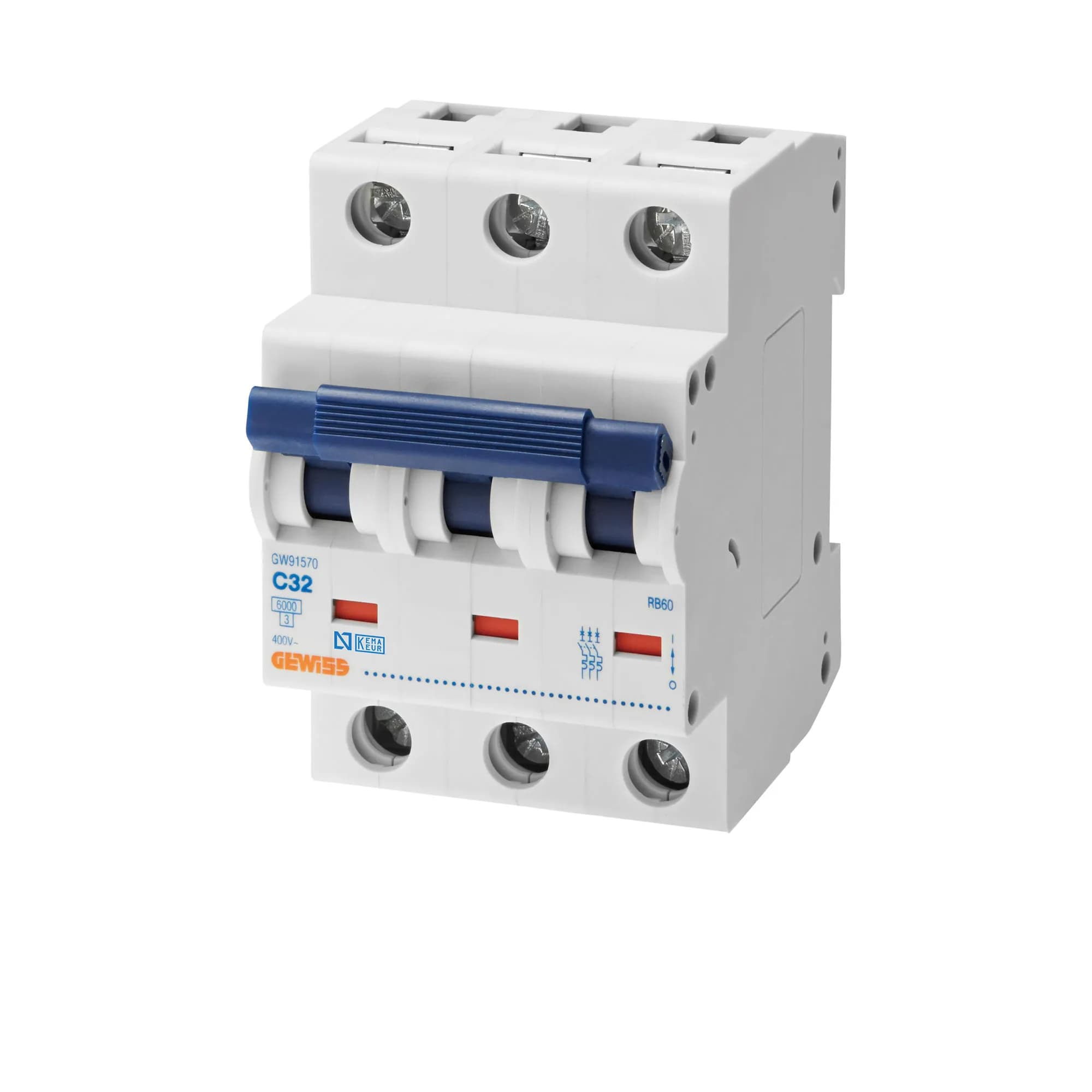 RB60 MCB 3P C20 6KA 3M Otomatik Sigorta