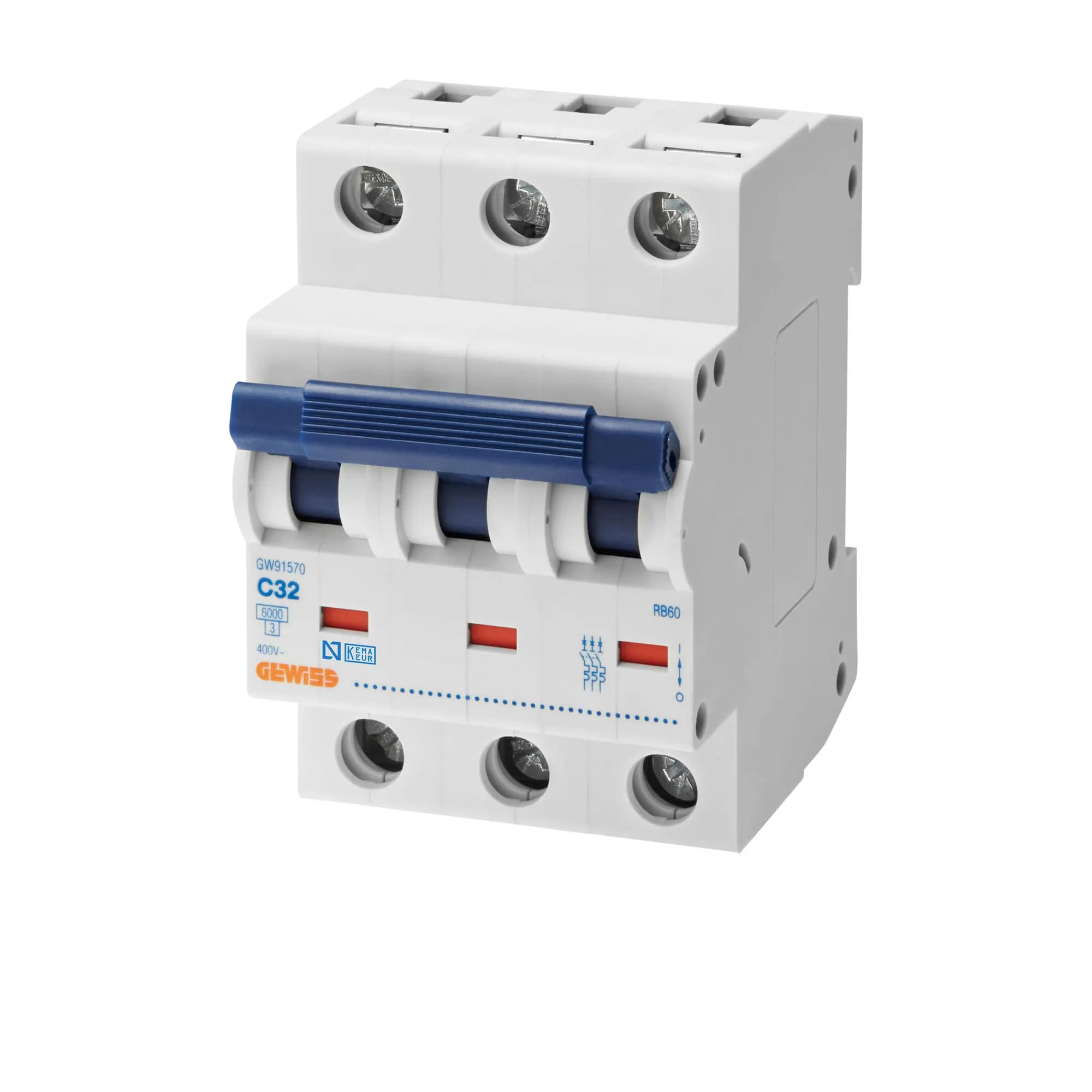 RB60 MCB 3P C40 6KA 3M Otomatik Sigorta