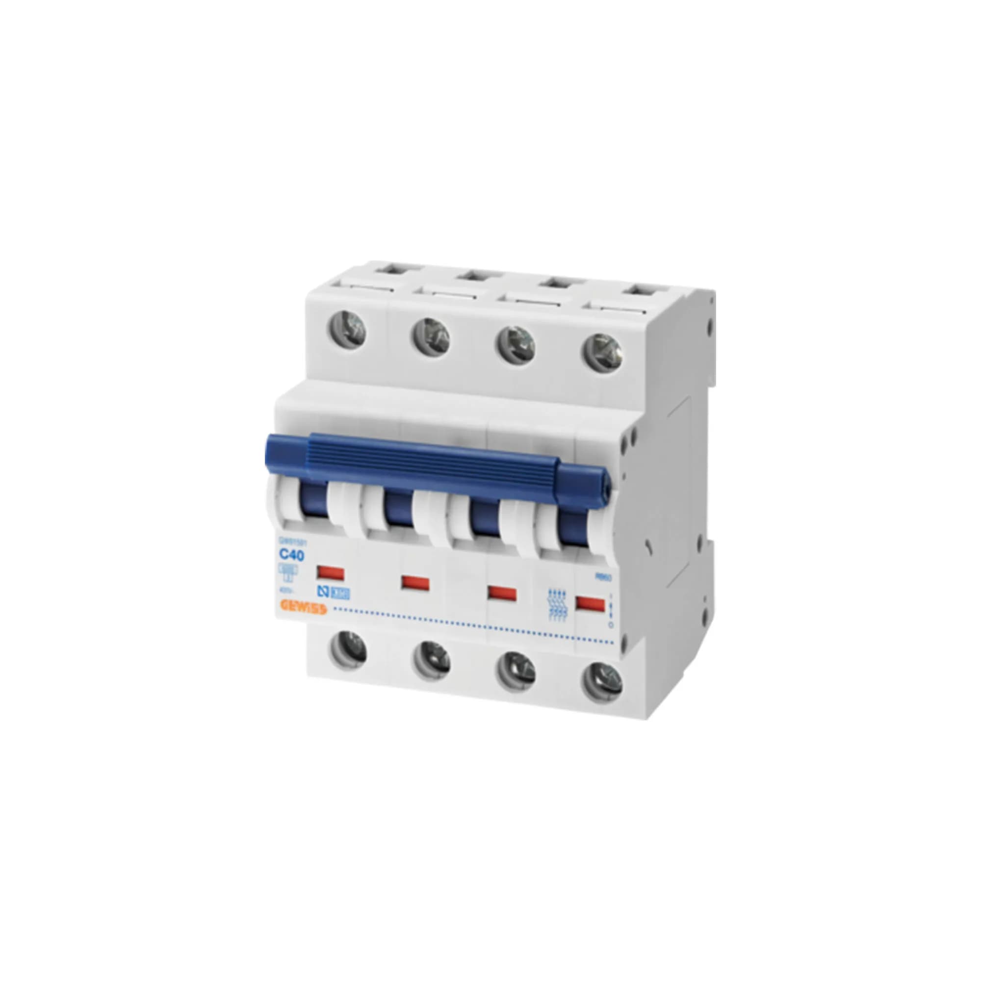 RB60 serisi MCB 4P C63 6KA 4M