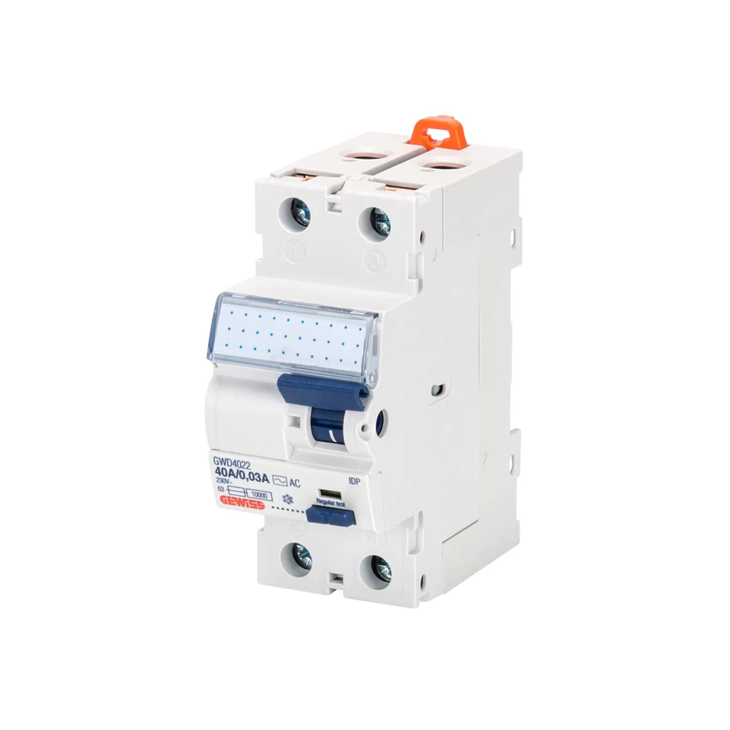 RCCB 2P 63A 30mA AC Tipi Kaçak Akım Rölesi 2 Modül