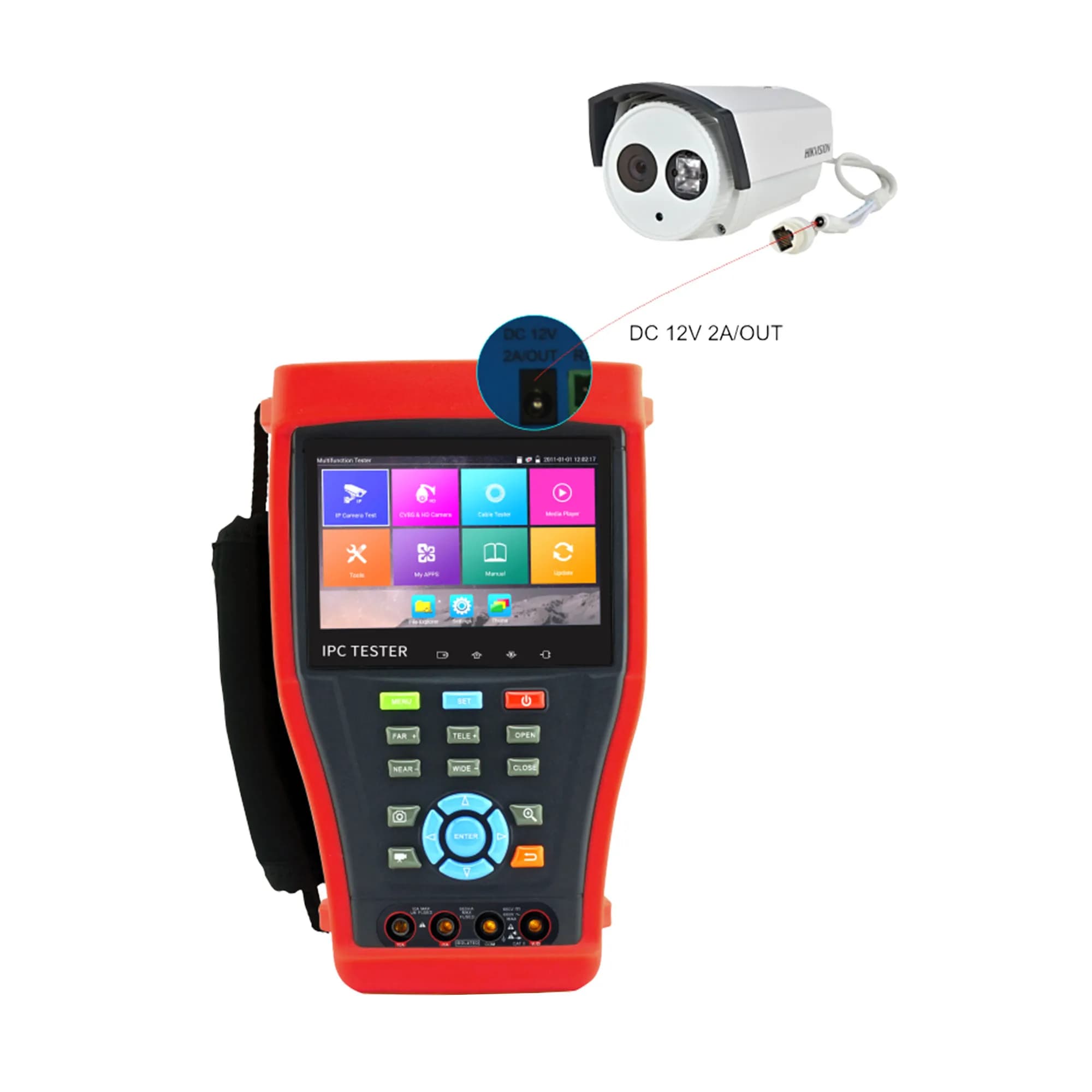 IPC Tester Pro 4.3\" IPS Screen Multifunctional CCTV Tester 2