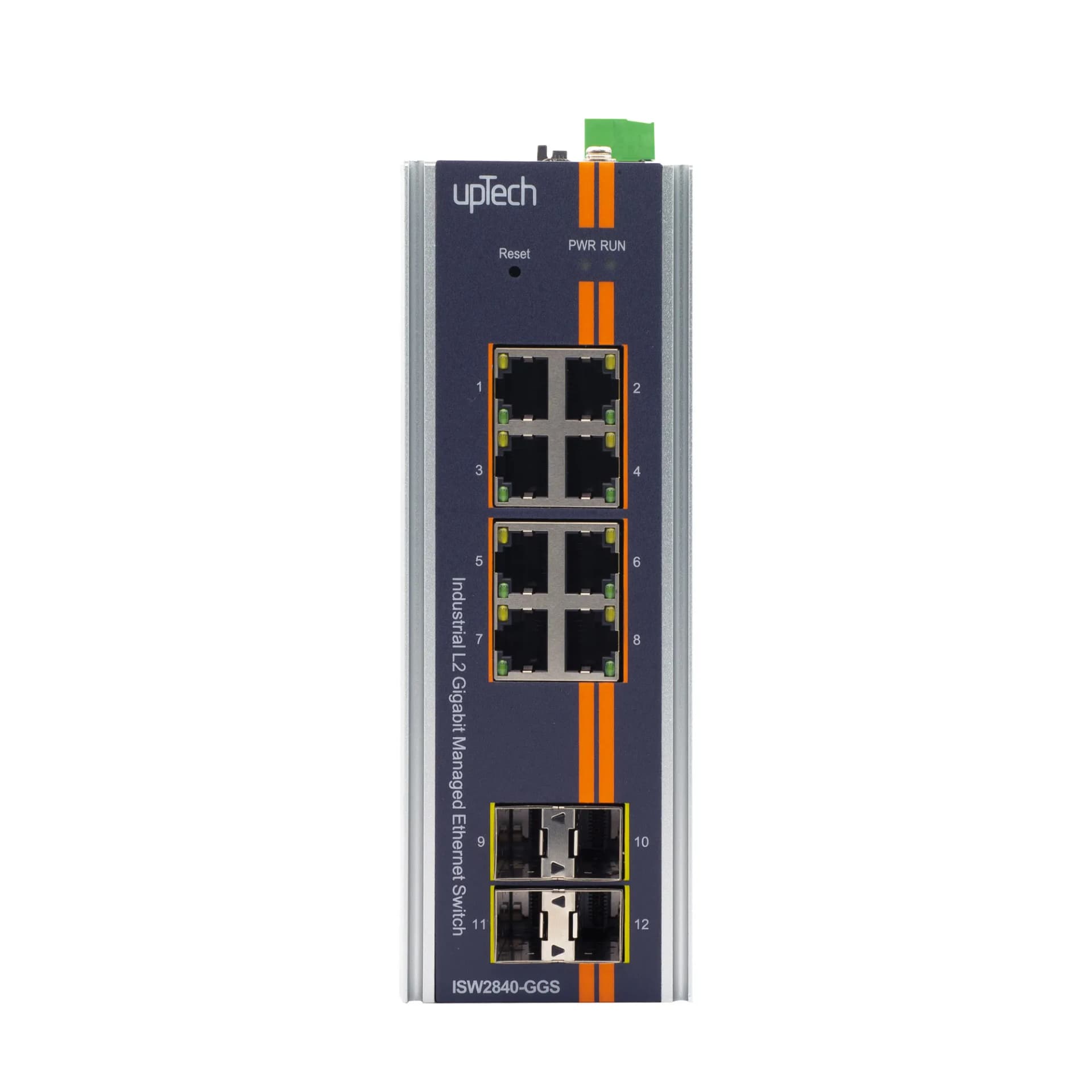 L2 Yönetilebilir 8 Port Gigabit + 4 Port Gigabit SFP Yönetilebilir Endüstriyel Switch