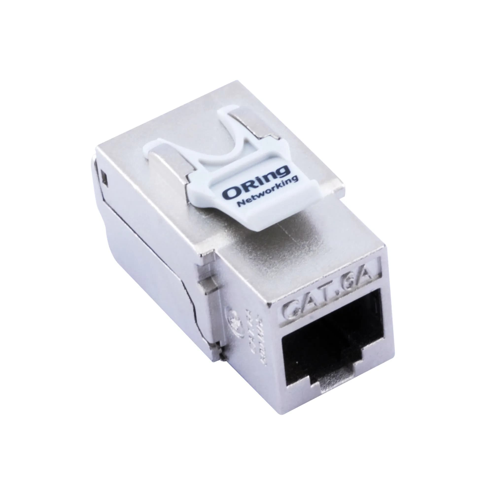 FTP CAT6A 10G Keystone Jack - Right Angle