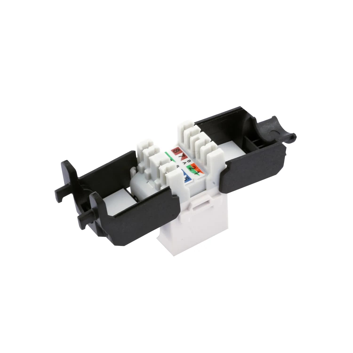 UTP CAT6A 10G Keystone Jack - Right Angle