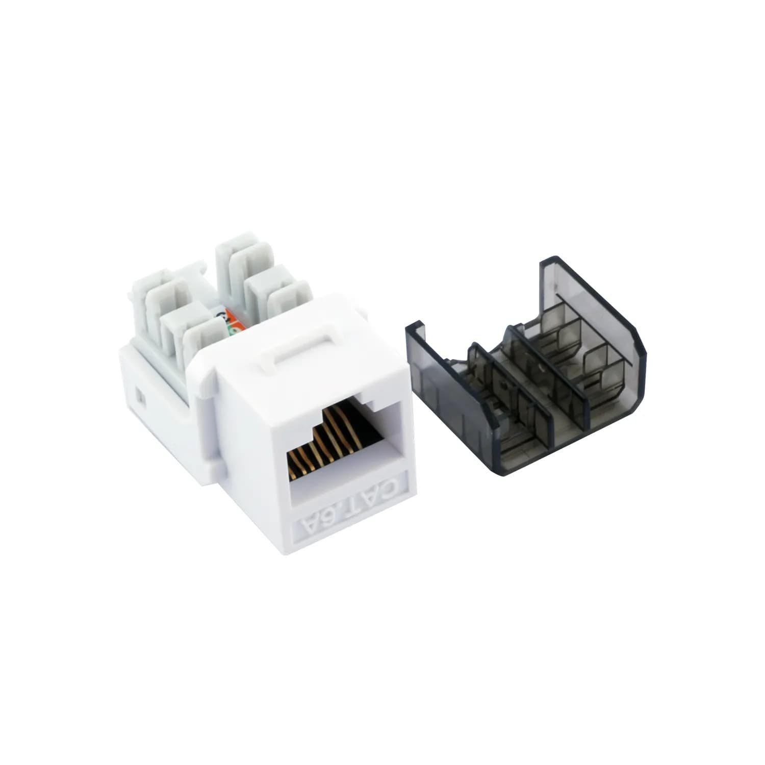 UTP CAT6A 10G Keystone Jack - Straight