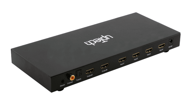 HDMI 4x2 Matrix Switch with HiFi