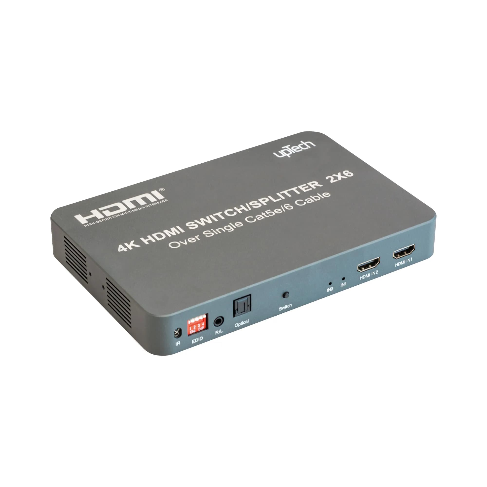 HDMI 2x6 Matrix Switch with Extender 120m 2 in 6 Out 1