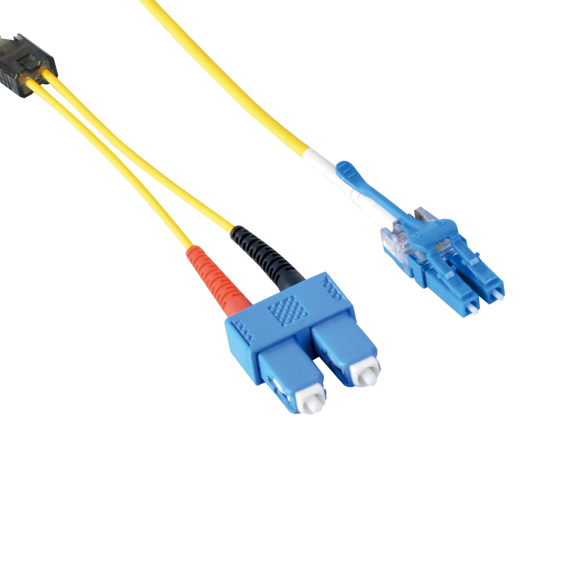 FO LSZH Led-Eye Uniboot Patch Cord LC-SC SM 9/125 Duplex 10m. (3.0mm)