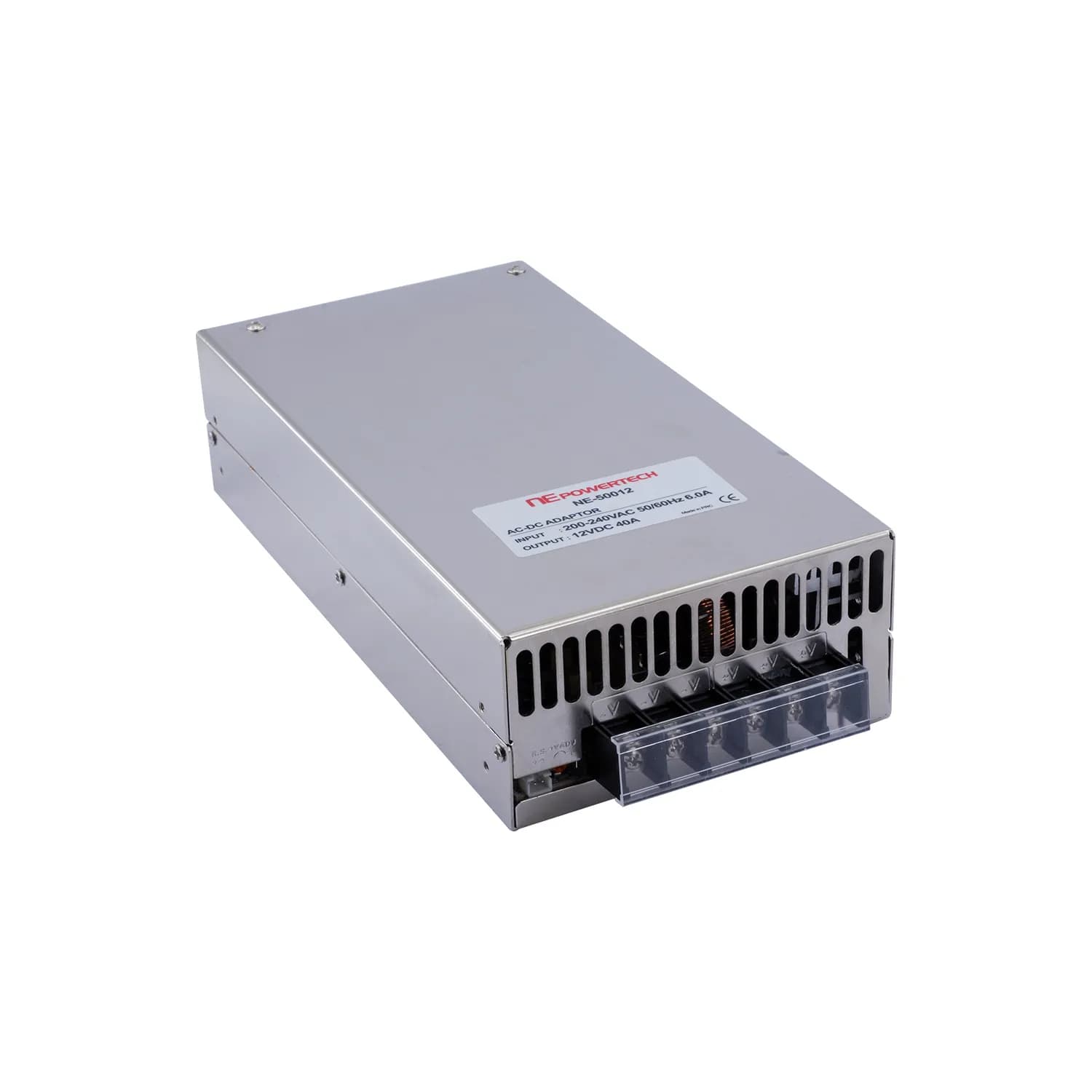 12V 40A AC-DC Metal Case Adapter