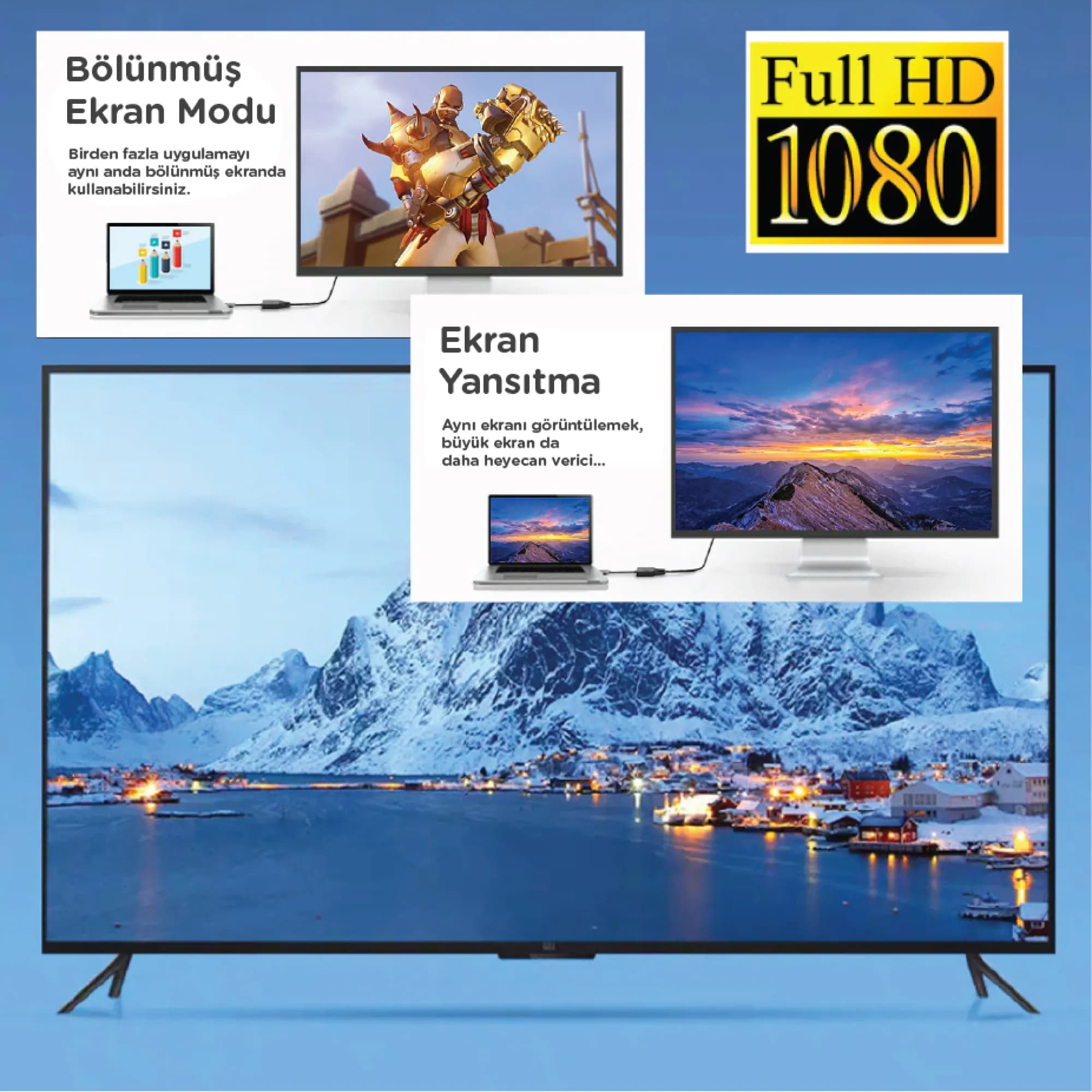 HDMI Kablo 1080P - 10m 5