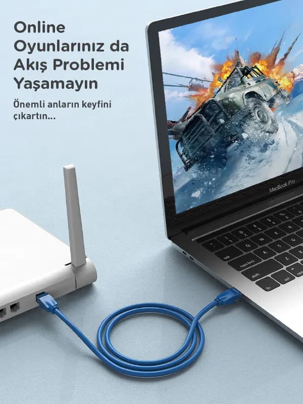 UTP CAT6 Patch Kablo 3mt - Gri 4