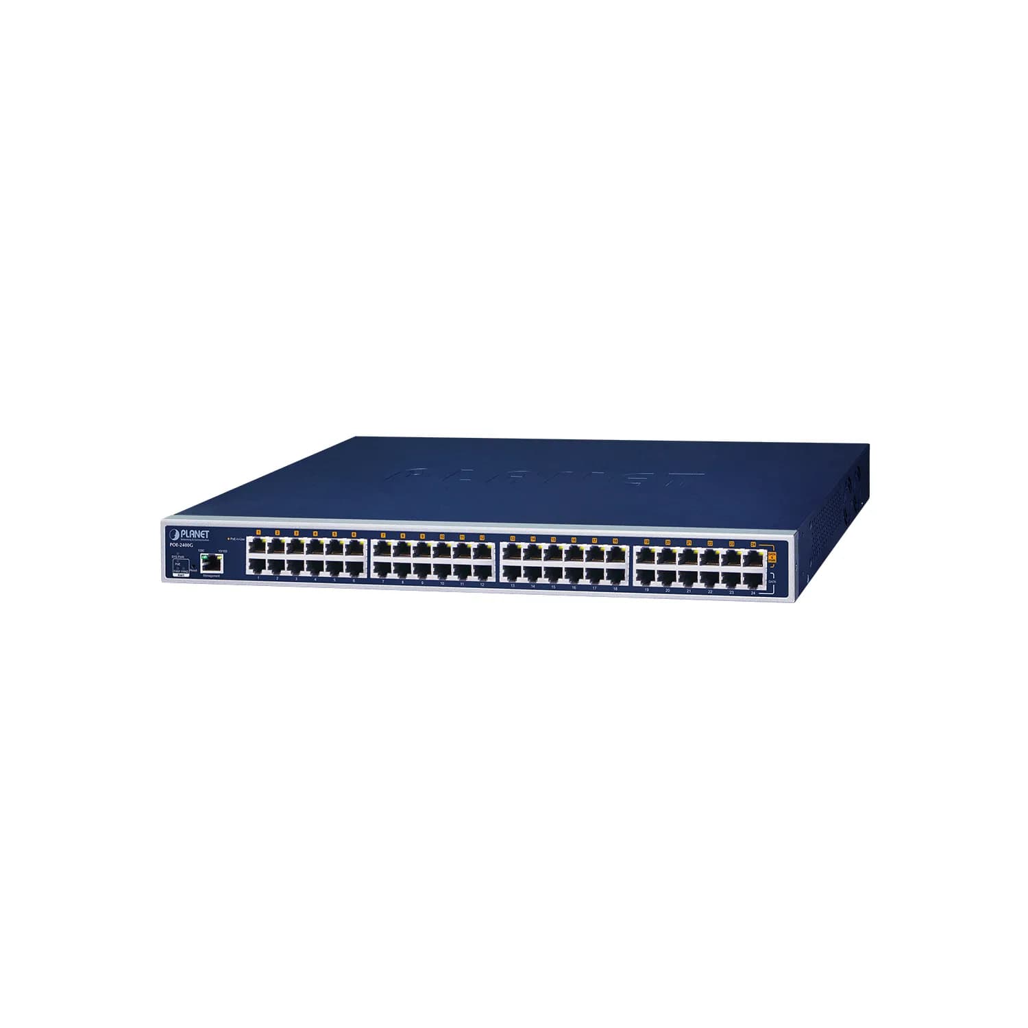 24-Port 802.3af Gigabit Power over Ethernet Injector Hub (full power - 400W)