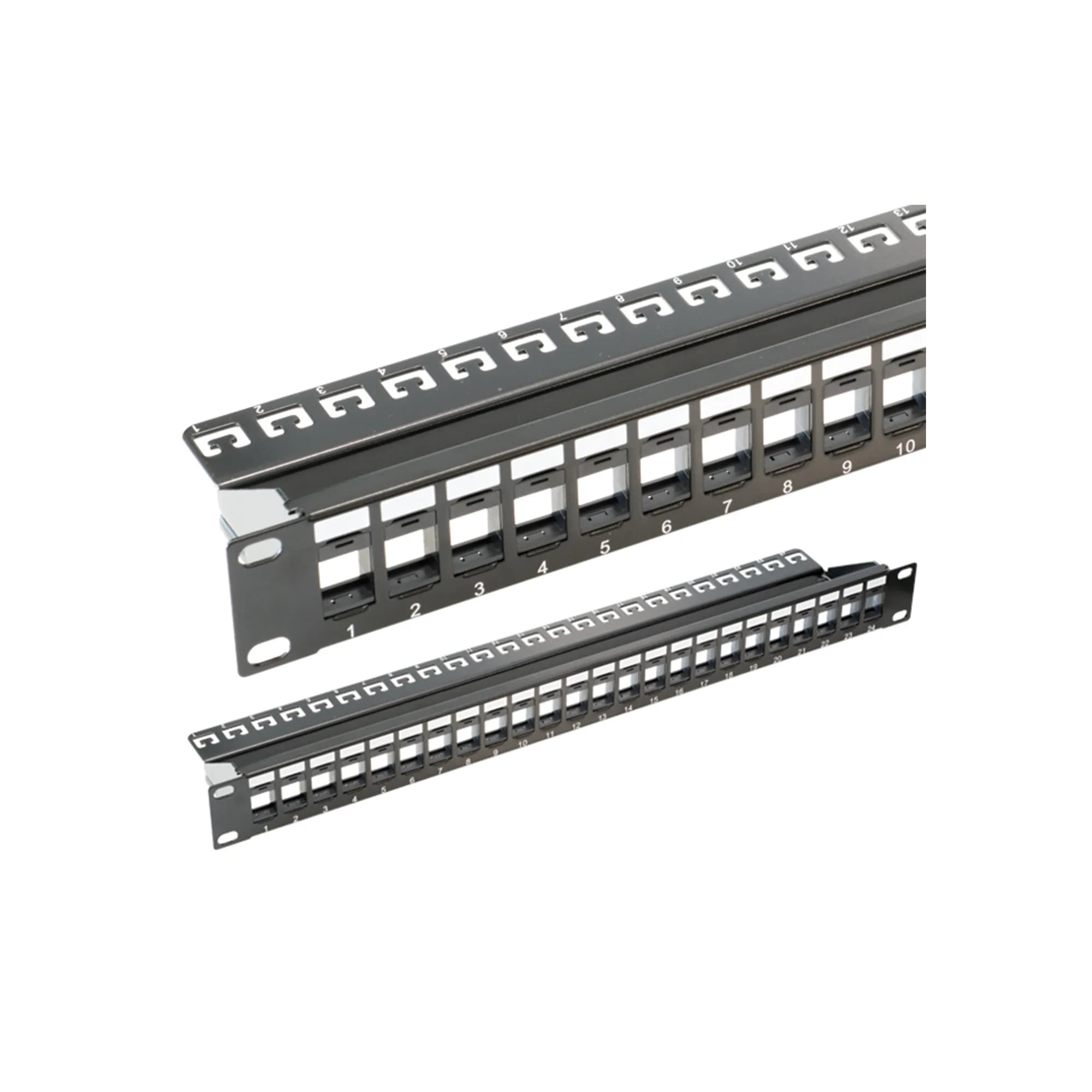 24 Port UTP Snap in Patch Panel - Düz - Boş