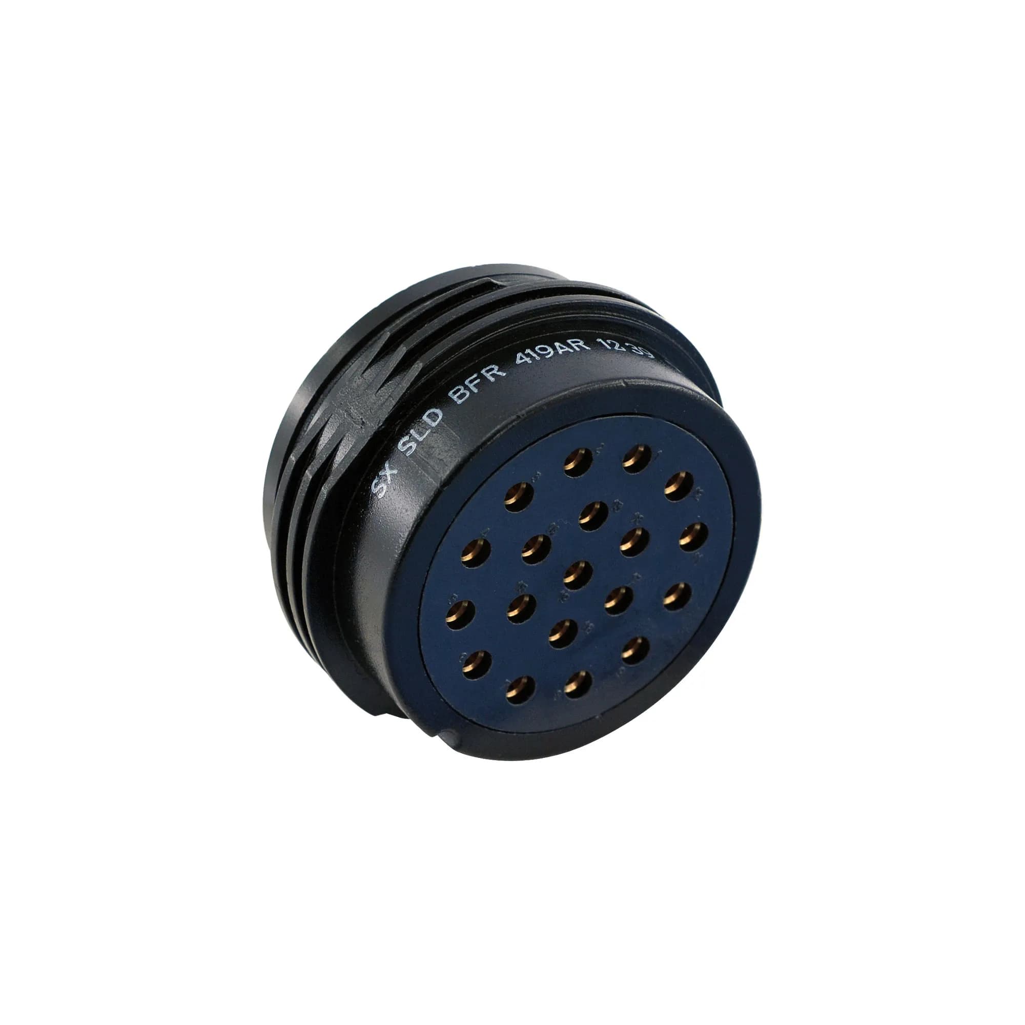 Socapex 19 Pin Dişi Receptacle Kilitlemeli Konnektör 419AR Kontak 2