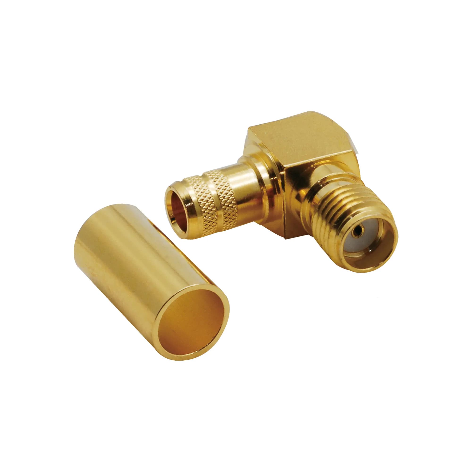 SMA Female Crimp Right Angle Connector – RG58