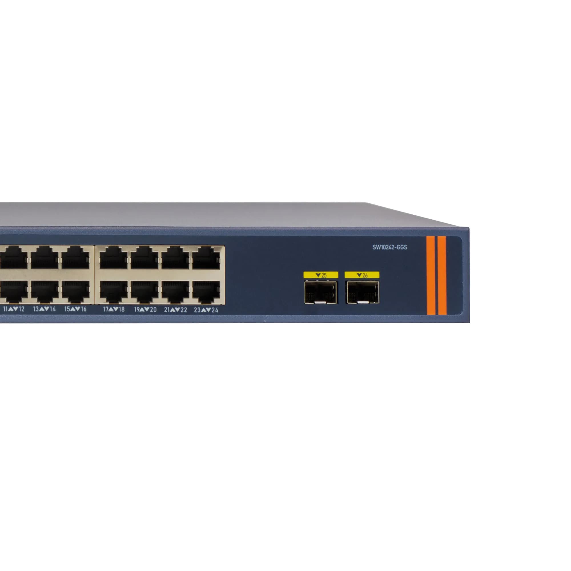 Unmanaged 24x10/100/1000M TX + 2x GE SFP Ethernet Switch 2