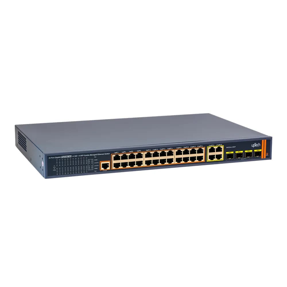 L2+ Managed 24x 10/100/1000M PoE RJ45 ports + 4x Gigabit Combo SFP 400W PoE Ethernet Switch 2