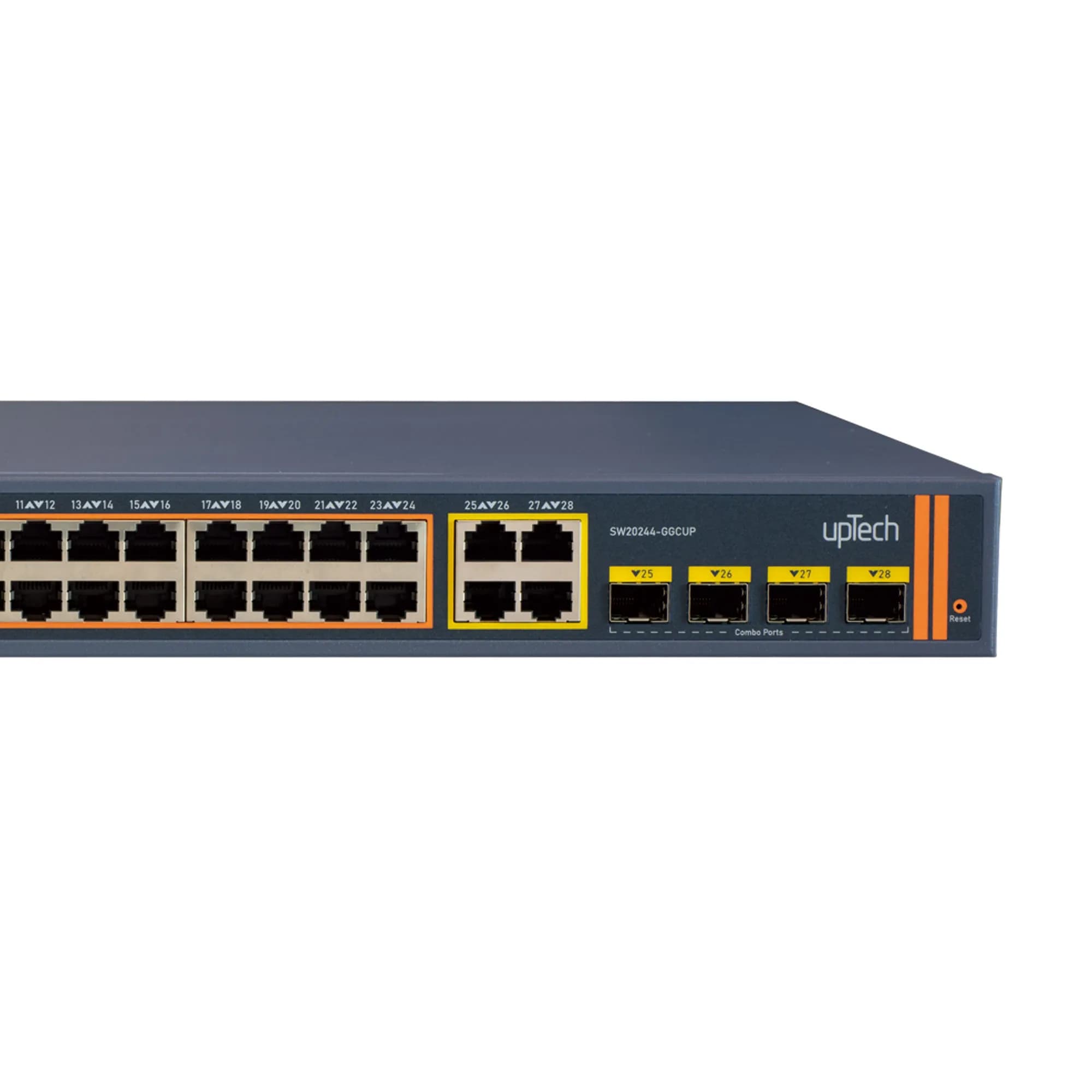 L2+ Managed 24x 10/100/1000M PoE RJ45 ports (1-4 ports 802.3bt) + 4x Gigabit Combo SFP 500W PoE Ethernet Switch 2