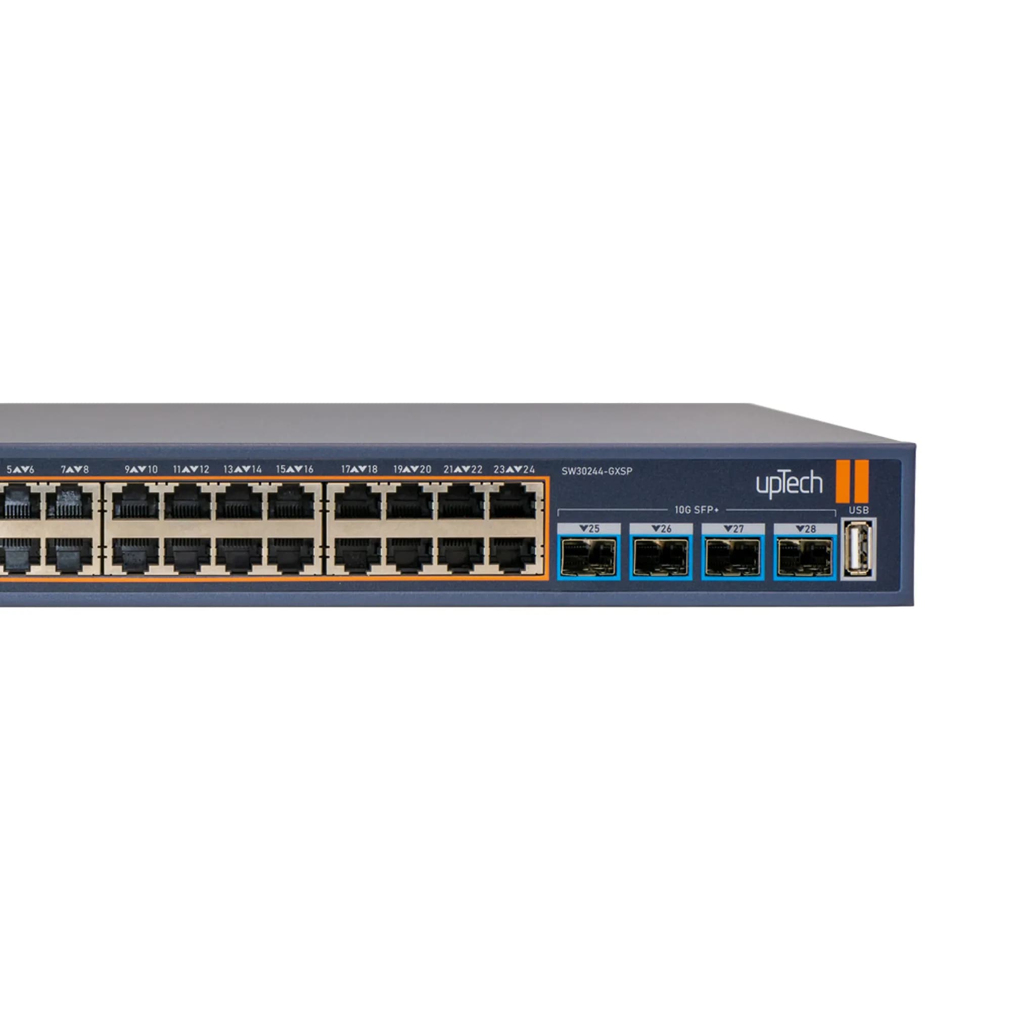 L3 Managed 24x 10/100/1000M PoE RJ45 ports + 4x 10G SFP+ PoE Ethernet Switch 2