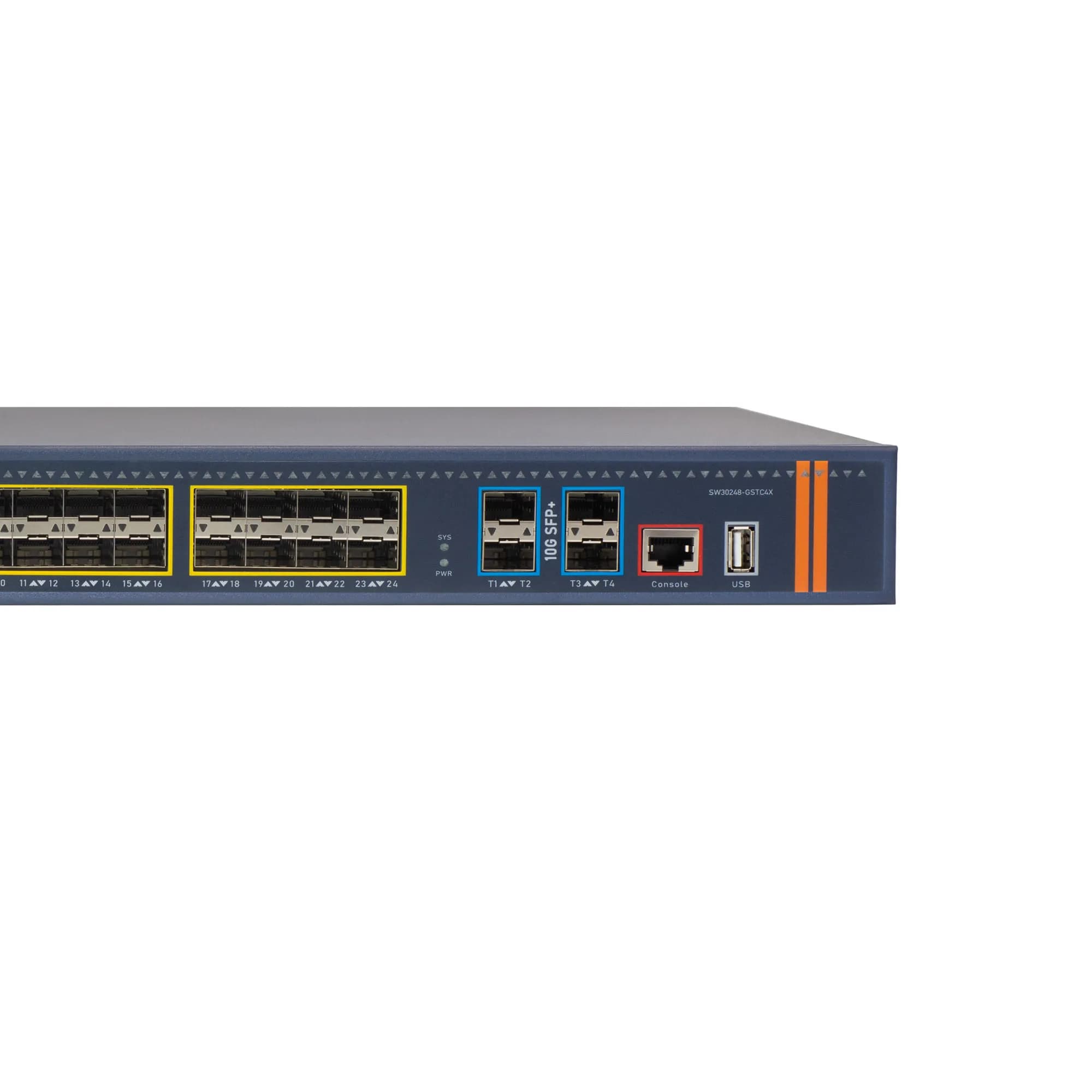 L3 Managed 24x 10/100/1000M SFP + 8x 10/100/1000M RJ45 (Shared) + 4x 10G SFP+ Ethernet Switch 2