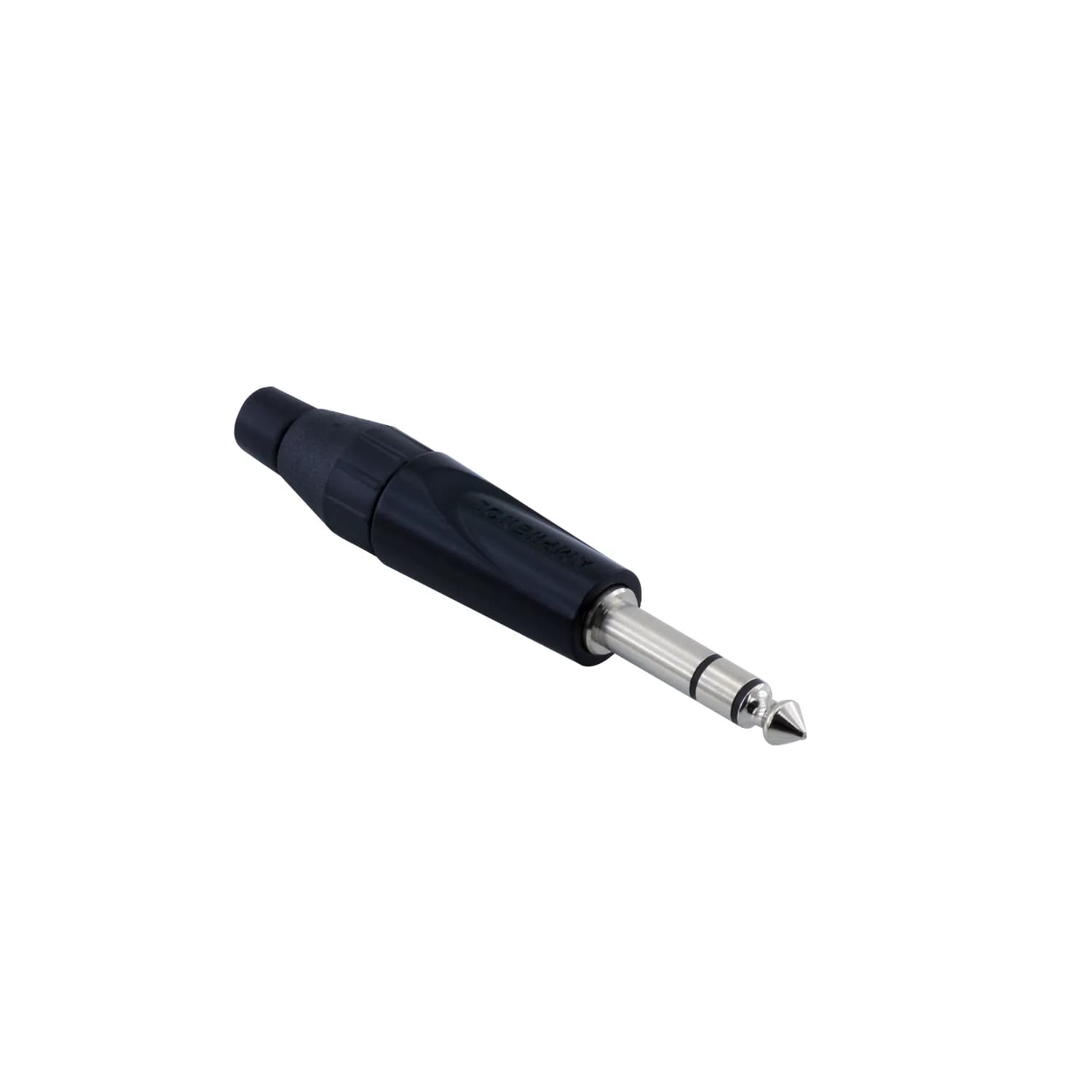 6.3mm Stereo Erkek Jack - Siyah
