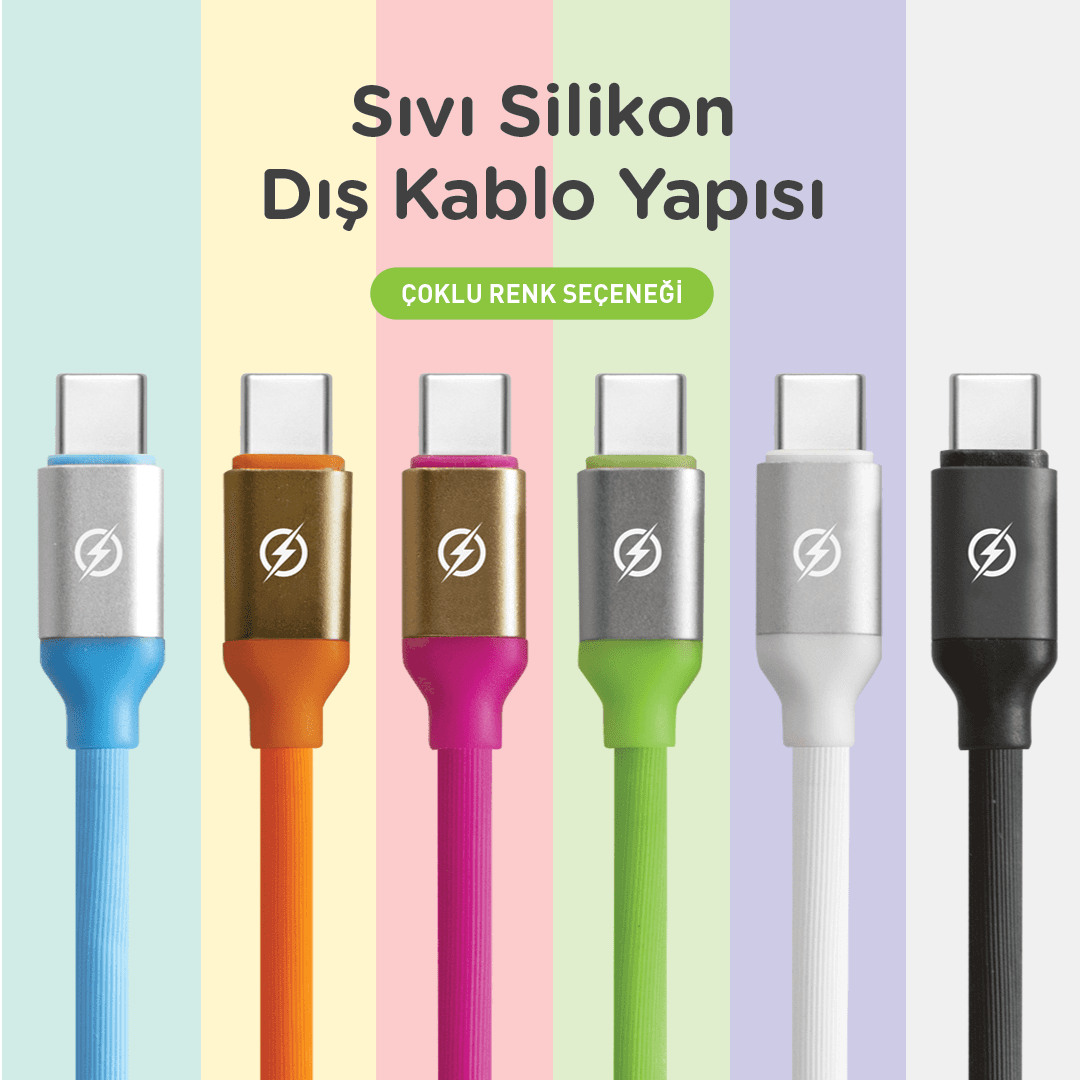 USB to Type-C Charge&Sync Cable 1.2mt - Orange 2