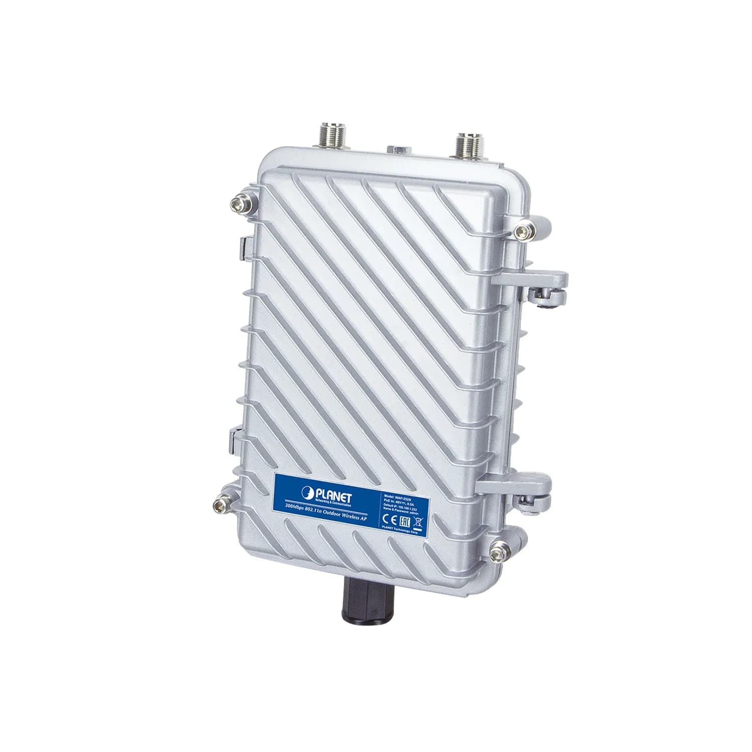 IP67 802.11n, 2.4GHz  300Mbps Outdoor Wireless AP (802.3af/at PoE, 2 x N-Type Connector, 802.1Q VLAN, supports Smart Access Point Controller)