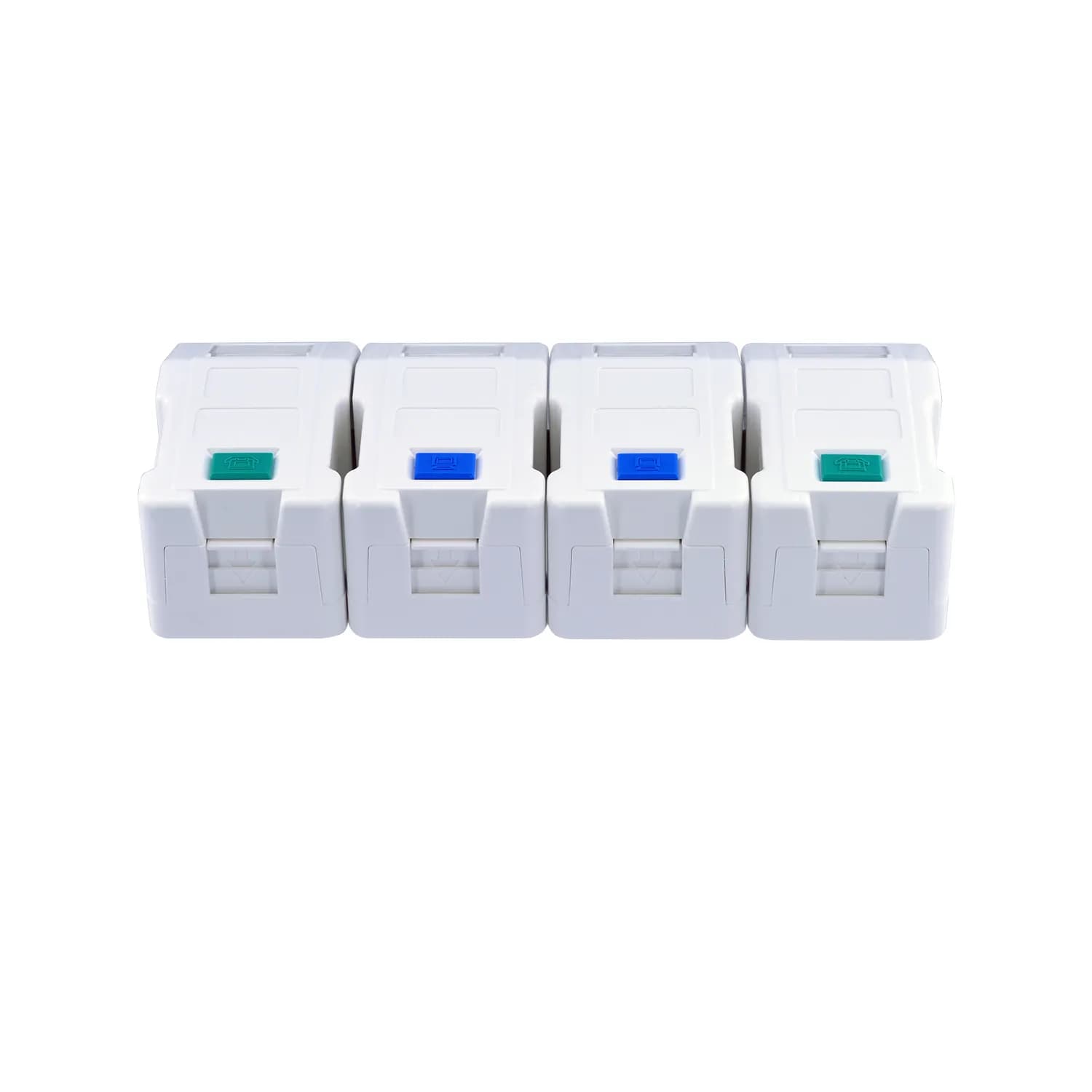 Multi Attach Tekli Sıva Üstü Duvar Prizi CAT7/ CAT6A/ CAT6/ CAT5e 2