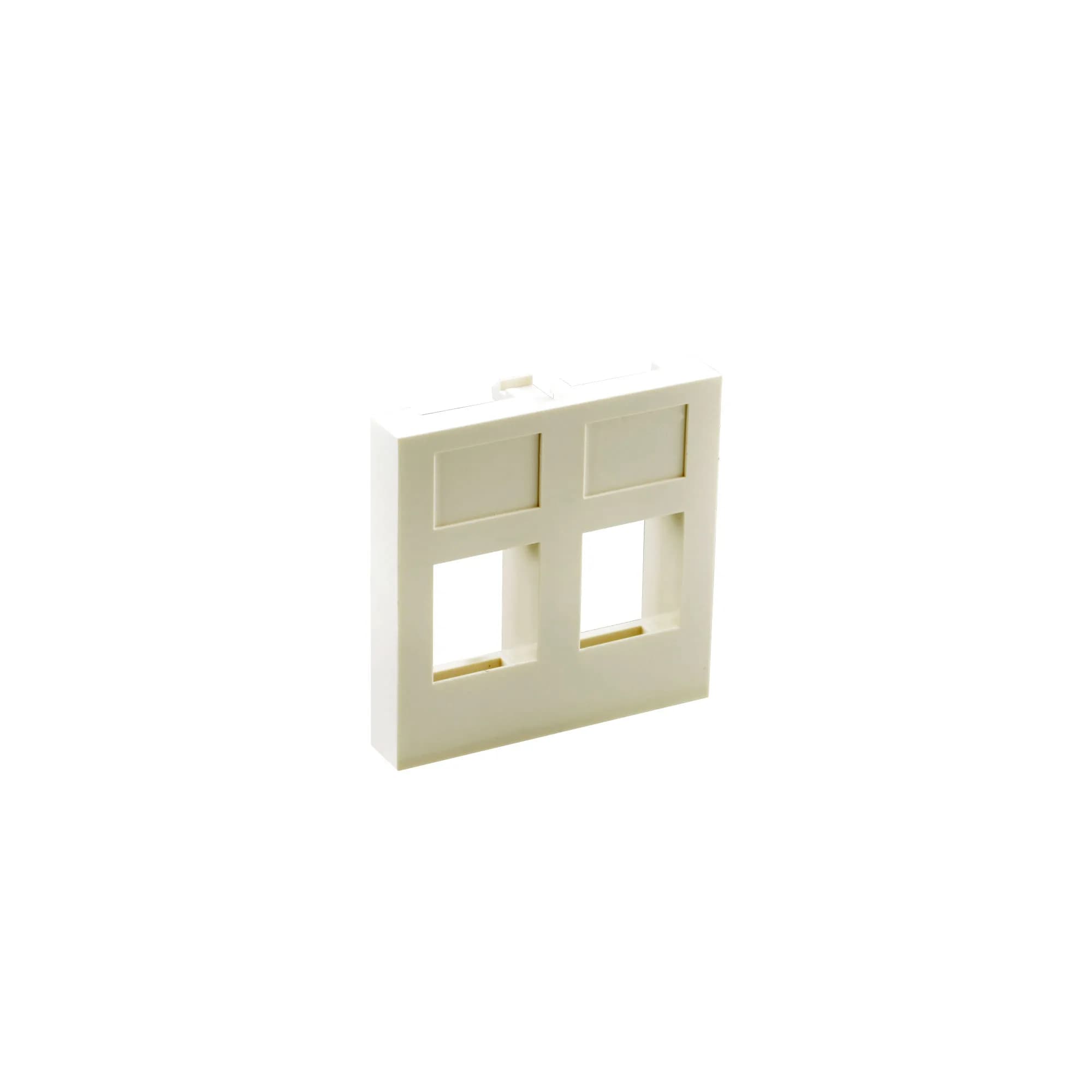 45x45mm Face Plate - 2 Port