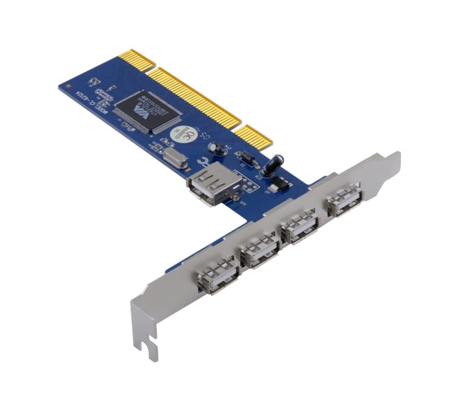 PCI USB 2.0 Kart -  4+1 Port