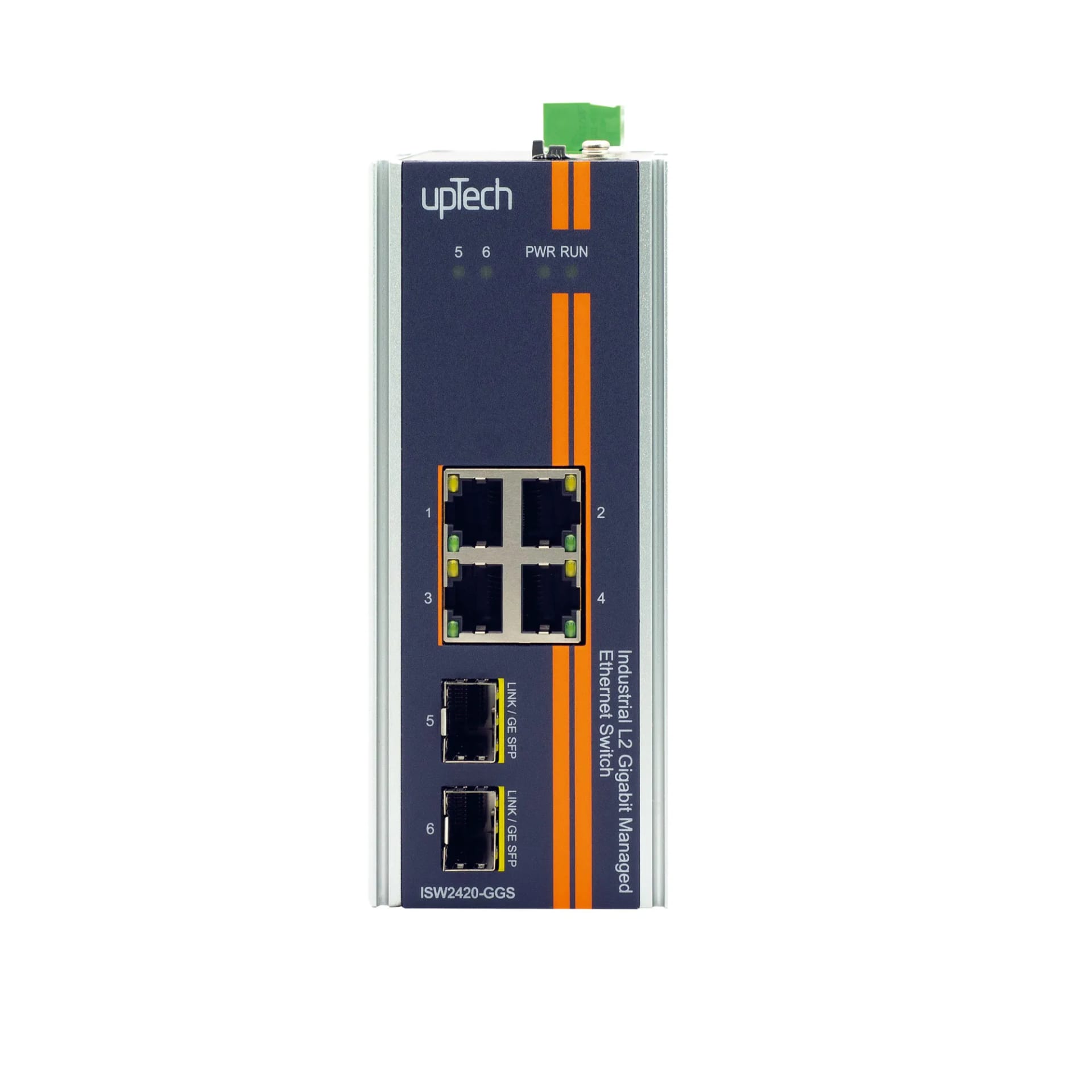 L2 Yönetilebilir 4 Port Gigabit + 2 Port Gigabit SFP Yönetilebilir Endüstriyel Switch