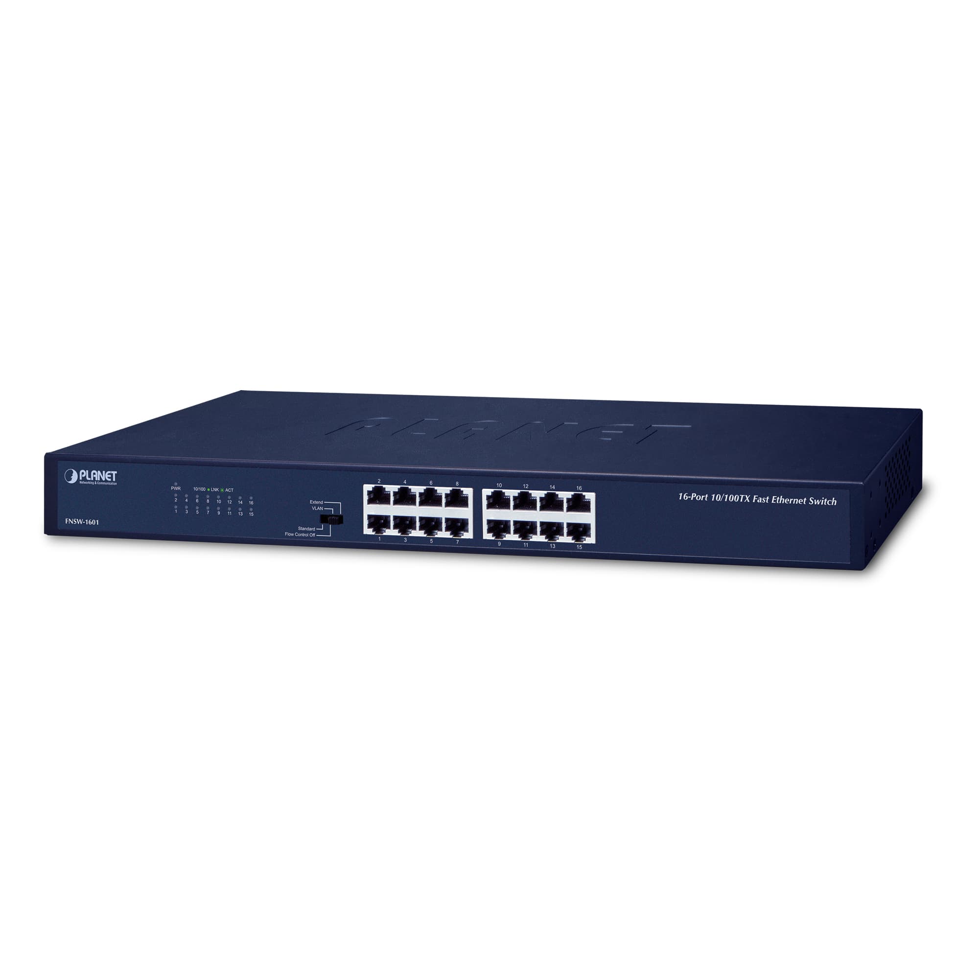16-Port 10/100Base-TX Fast Ethernet Switch