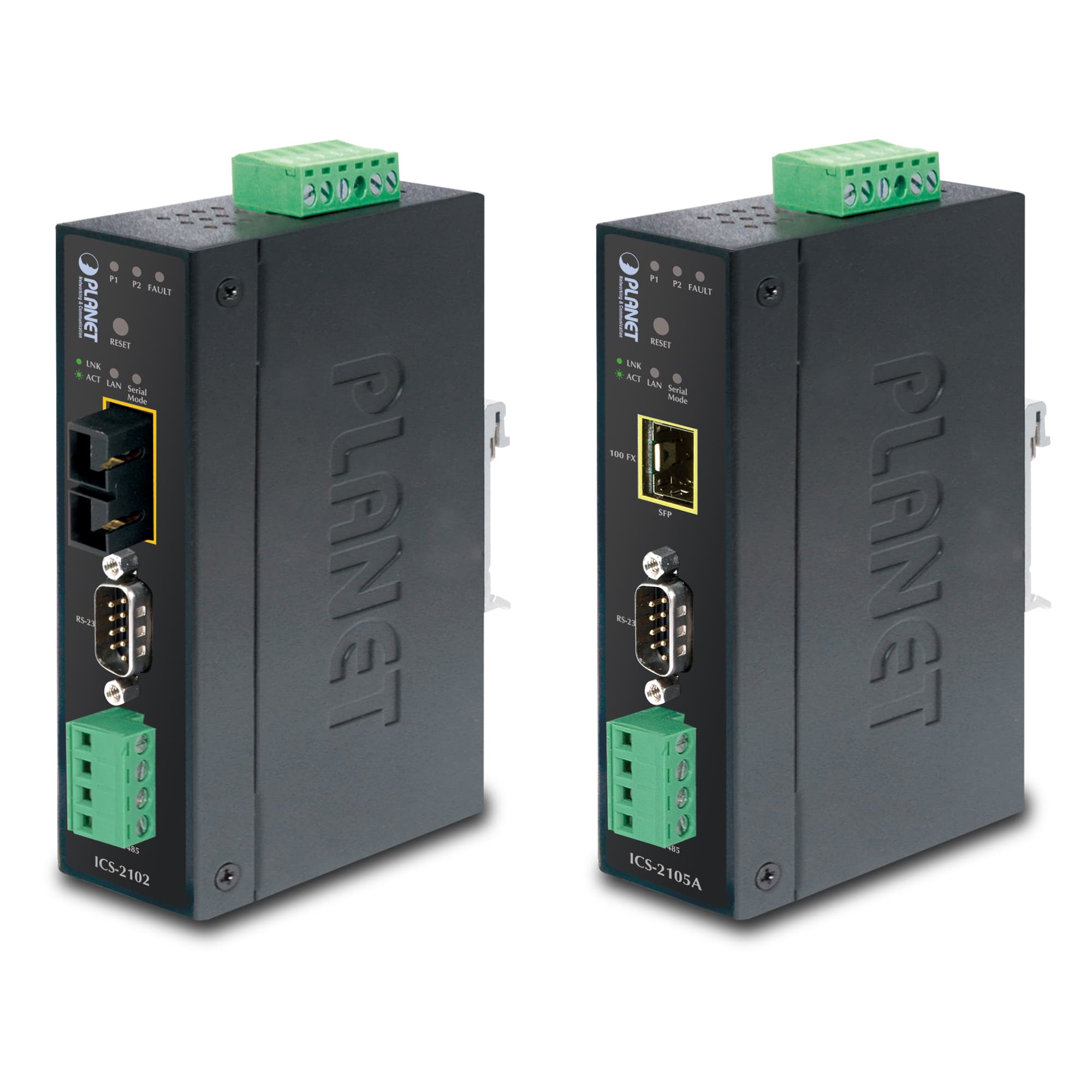 Endüstriyel RS-232/RS-422/RS-485 üzerinden Ethernet Medya Dönüştürücü