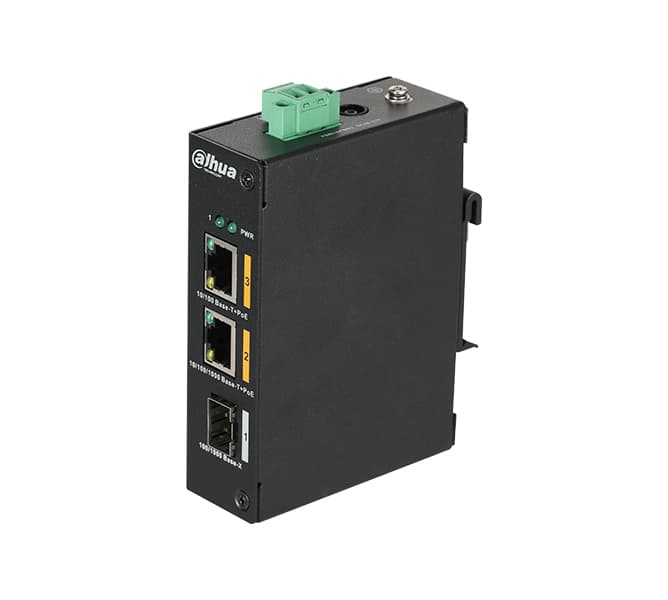 3-Port Switch with 2-Port PoE