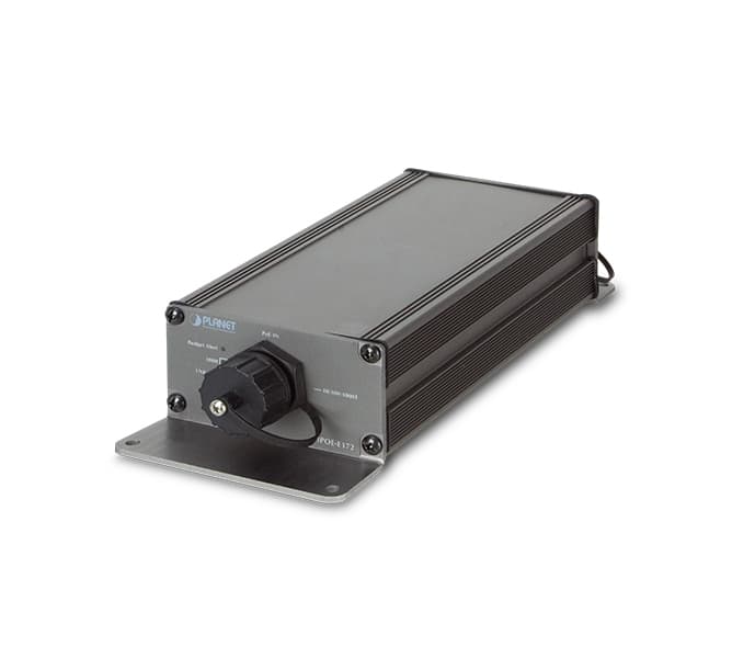 Industrial 1-Port Ultra PoE to 2-Port 802.3bt/at Gigabit PoE Extender